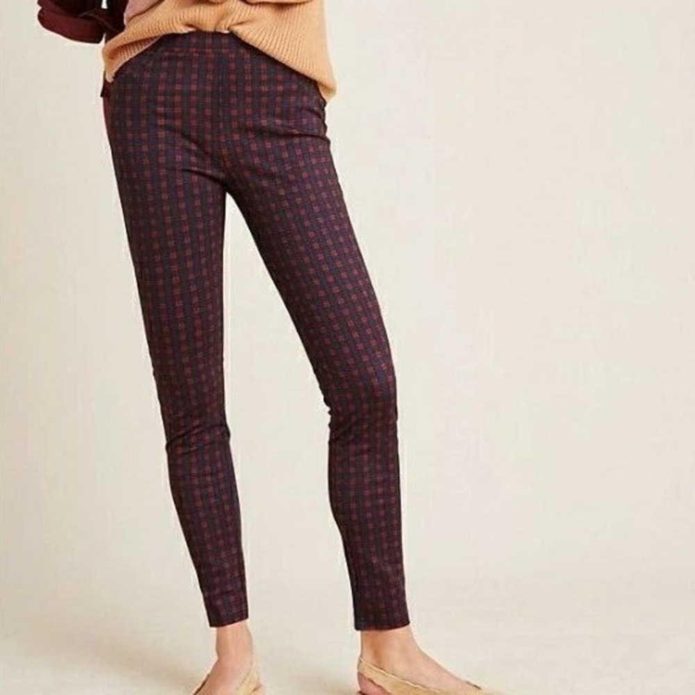 Sanctuary x Anthropologie Finchley Plaid Leggings Size XS